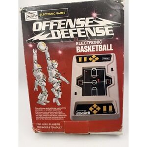 Offense Defense Basketball Electronic Arcade Game (1981) Sears S5